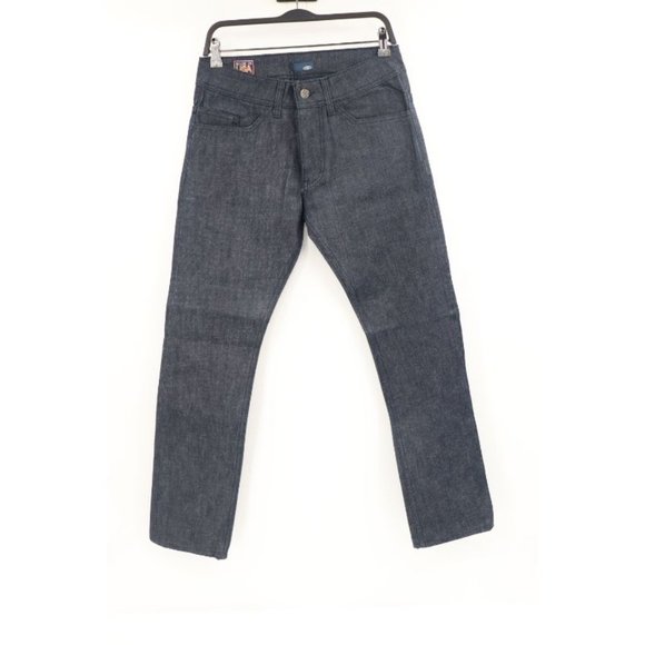 Interstate iS Men's Size 30 Denim Skinny Cotton Jeans Made In USA dark wash blue - Picture 1 of 10